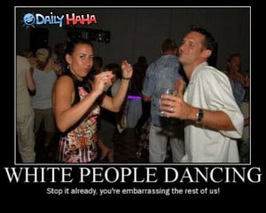 white people dancing