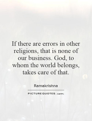 Religion Quotes Ramakrishna Quotes