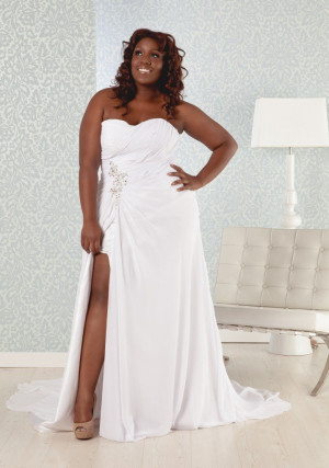wedding dresses are becoming the material of choice for plus size ...