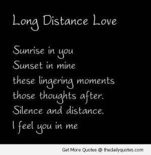Love from a distance quotes and poems