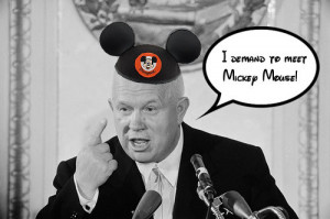 Khrushchev barred from visiting Disneyland