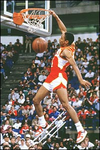 , every father and son will be out in the driveway trying to dunk ...