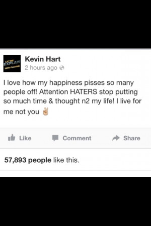 Love how Kevin Hart breaks it down.