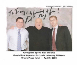 Rick Majerus And Two Assholes Springfield Sports Hall Of Fame Crown