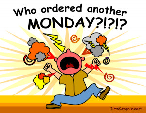 funny monday cartoons | Funny clip art: Angry man shouting, Who ...