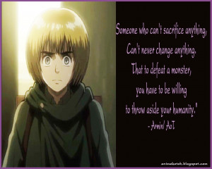 Anuhmeyshun: Attack on Titan: Top 10 Quotes ( A Personal Pick)