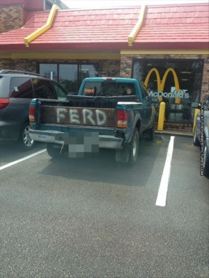 funny picture redneck ford