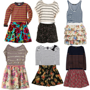 Dare to wear: stripes and florals