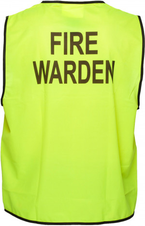 Fire Warden Orange Vest