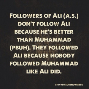 To all of you who hates us Shi’at ‘ali (as).