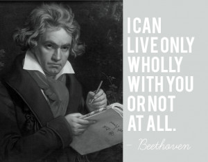 Beethoven - Quote about Love