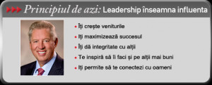 Principiul de azi: Leadership inseamna influenta