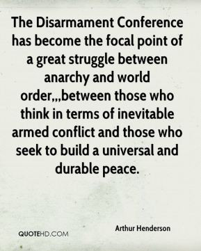 ... conflict and those who seek to build a universal and durable peace