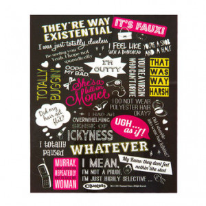 Clueless Quotes Throw Blanket