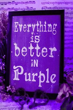 Everything is better in Purple sign digital PDF- instant download ...