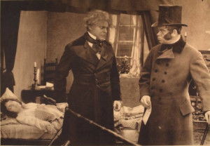 Javert and Valjean, and the Death of Fantine, 1918 (click to enlarge)