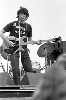 Rick Danko, performing at Woodstock Reunion, on September 7, 1979