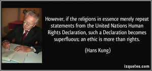 in essence merely repeat statements from the United Nations Human ...