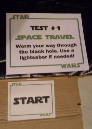 Star Wars Party – Jedi Training — space travel (worm hole/maze ...