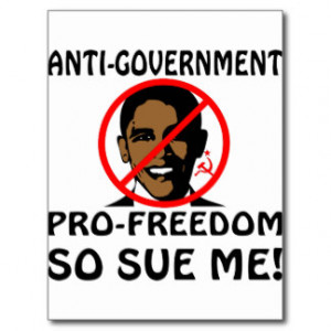 Anti-Government Pro-Freedom Post Cards