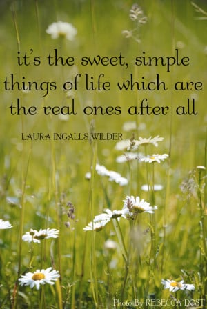 Quotes About Life: The Simple Things