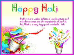 ... of perfect Holi . Wish u a very happy and wonderful Holi