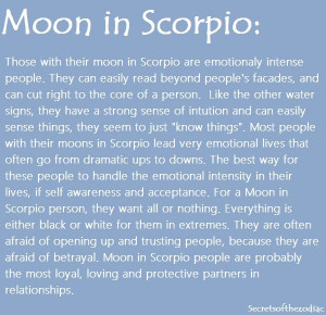 ... Emotionally intense- Sun in Cancer, Moon in Scorpio | Quotes & Sayings