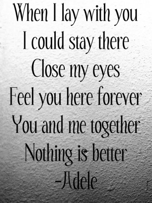 Love Quotes From Song Lyrics