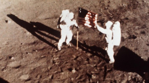 Apollo 11 astronauts Neil Armstrong and Edwin E 'Buzz' Aldrin, the ...