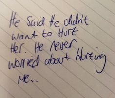 by an ex. He wants me but doesn't want to hurt his new girlfriend ...