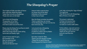 the sheepdog's prayer