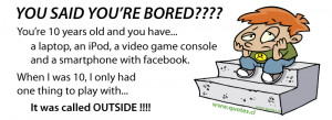 What to say when a kid says they’re bored