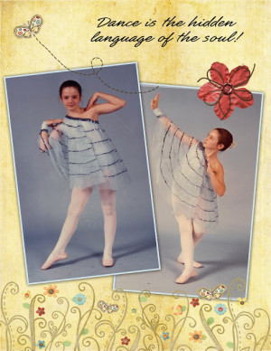 Our daughter, Lori, dance recital pics when she was a dance student at