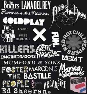 Made a collage of my favorite bands