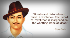 Martyr Bhagat Singh HD Images Quotes Wallpaper in Hindi English ...