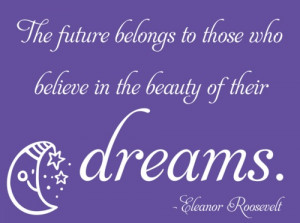 Yes, there is no limit to our dreams and aspirations . Without them we ...