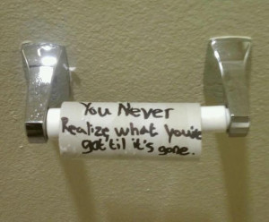 Life Like Toilet Paper...