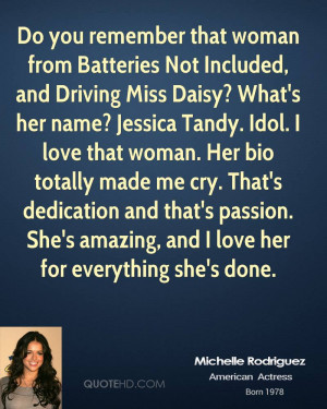 JESSICA TANDY QUOTES