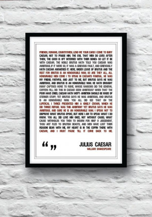 shakespeare quote shakespeare poster julius caesar poster quote poster ...