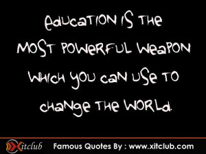 You Are Currently Browsing 15 Most Famous Education Quotes