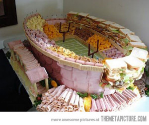 Funny photos funny Sandwich stadium food art