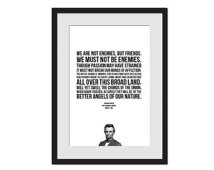 ... Nature - Famous Quote Typography - American History Poster - Art Print
