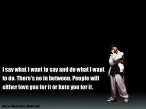 Eminem, quotes, sayings, slim shady, about people