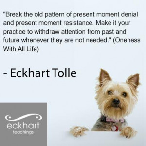 Present Moment Awareness – Eckhart Tolle Quote