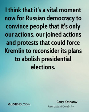 ... Kremlin to reconsider its plans to abolish presidential elections