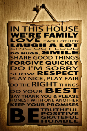 Home Wall Quotes House Family Rules Wall Quote Premium Removable Decor ...