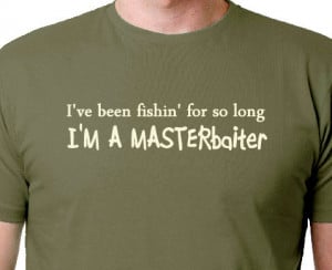 MASTERbaiter Fishing Shirt, Funny FISHING T Shirt, Fishing Tee Shirt ...