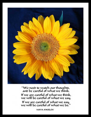 We need to watch our thoughts, and be careful of what we think. If we ...