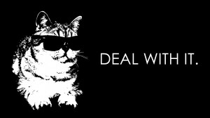Deal With It - Hilarious Wallpaper