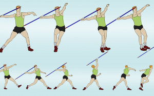 Javelin Throw Cartoon